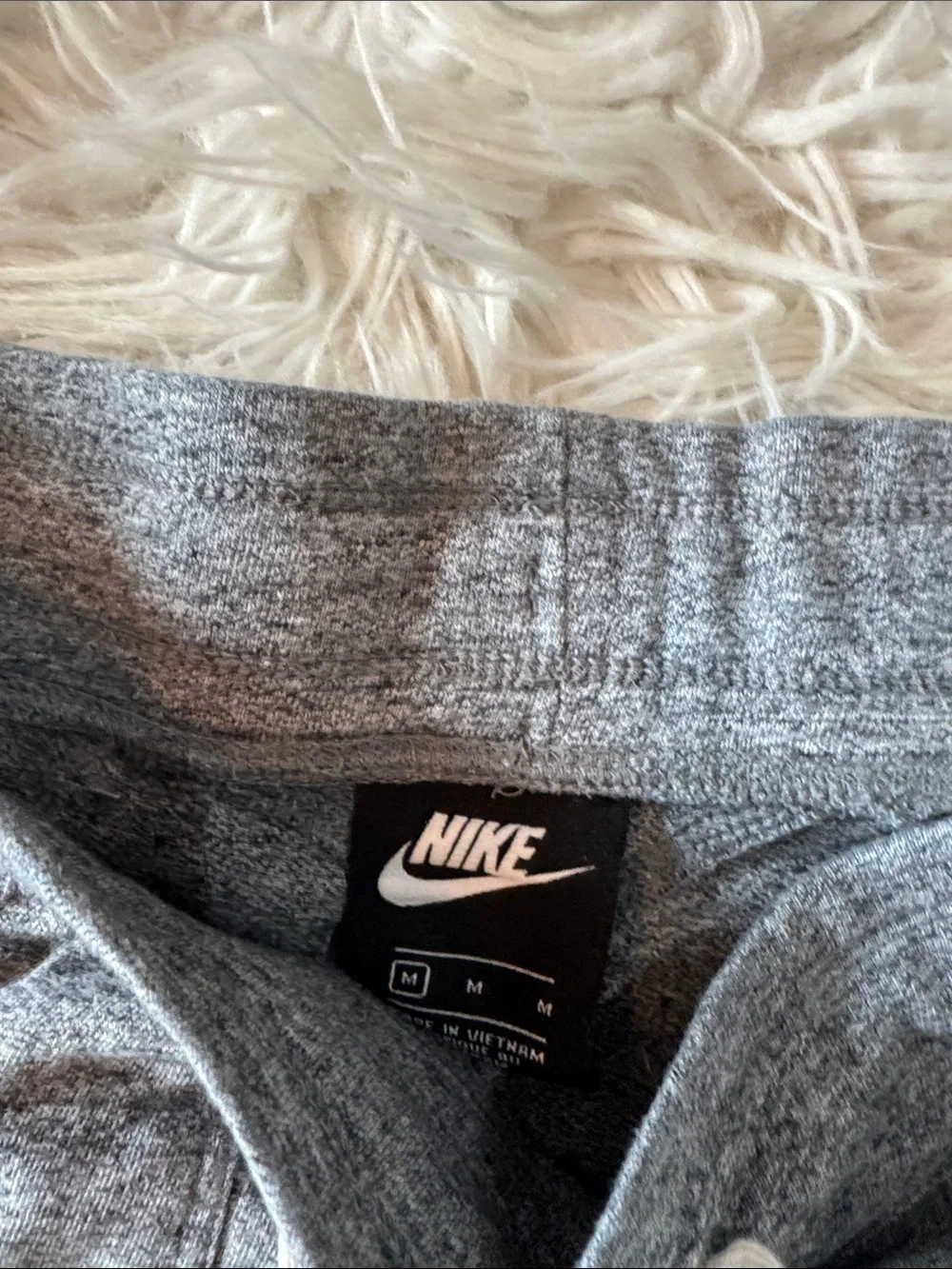 Nike Women's Heather Gray Athletic Lounge Shorts
